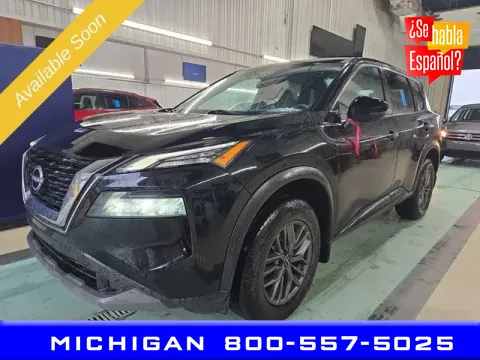 Black 2022 Nissan Rogue S for sale in Michigan Center, MI