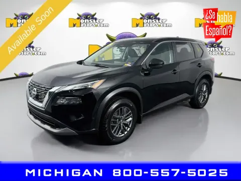 Black 2022 Nissan Rogue S for sale in Michigan Center, MI