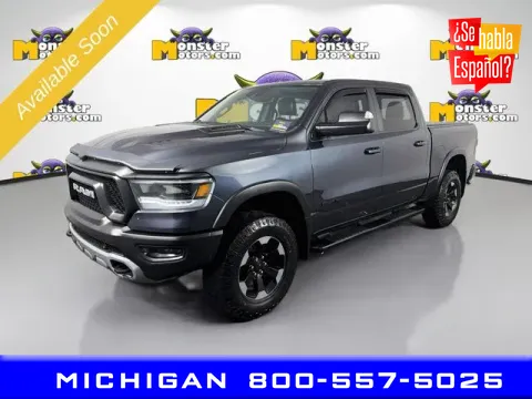 Blue 2020 Ram 1500 Rebel for sale in Michigan Center, MI