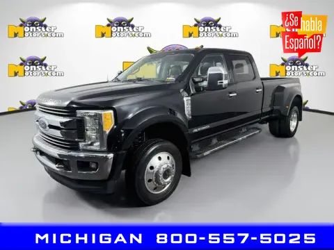 Black 2017 Ford F-450SD XLT for sale in Michigan Center, MI
