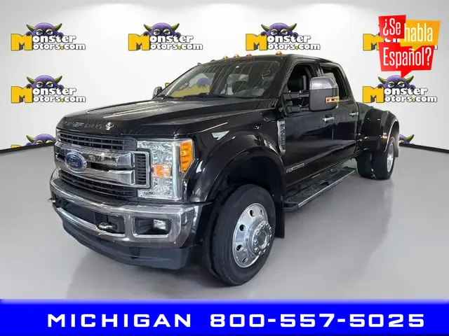 Black 2017 Ford F-450SD XLT for sale in Michigan Center, MI