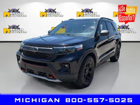 Black 2022 Ford Explorer Timberline for sale in Michigan Center, MI