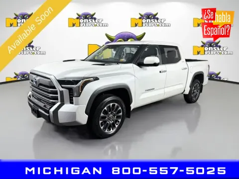 White 2022 Toyota Tundra Hybrid Limited for sale in Michigan Center, MI