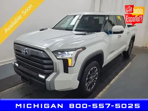 White 2022 Toyota Tundra Hybrid Limited for sale in Michigan Center, MI