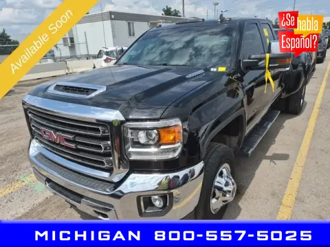 Black 2018 GMC Sierra 3500 HD SLT for sale in Michigan Center, MI