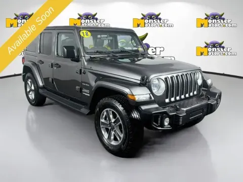 Another view of 2018 Jeep Wrangler Unlimited Sahara for sale in Michigan Center, MI at Monster Motors - Jackson, MI