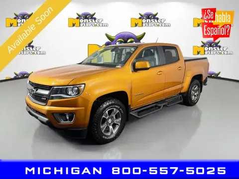 Orange 2017 Chevrolet Colorado Z71 for sale in Michigan Center, MI