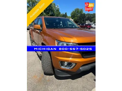 Orange 2017 Chevrolet Colorado Z71 for sale in Michigan Center, MI