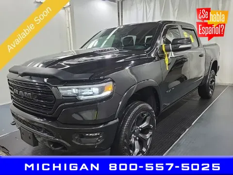 Black 2022 Ram 1500 Limited for sale in Michigan Center, MI
