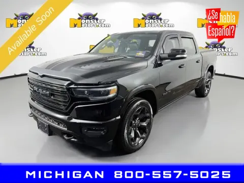 Black 2022 Ram 1500 Limited for sale in Michigan Center, MI