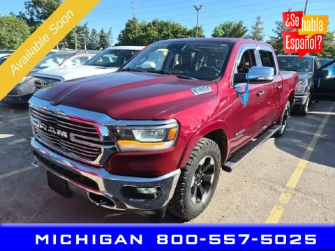 Red 2019 Ram 1500 Laramie for sale in Michigan Center, MI