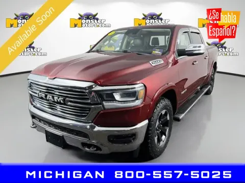 Red 2019 Ram 1500 Laramie for sale in Michigan Center, MI