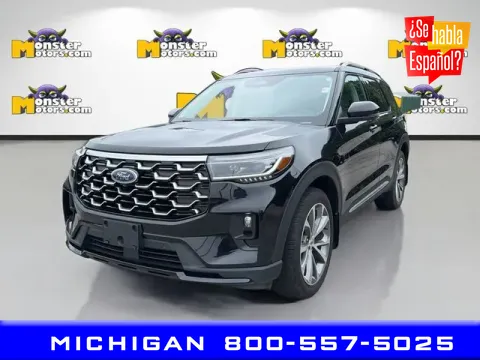 Black 2025 Ford Explorer Platinum for sale in Michigan Center, MI