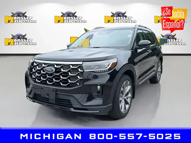 Black 2025 Ford Explorer Platinum for sale in Michigan Center, MI