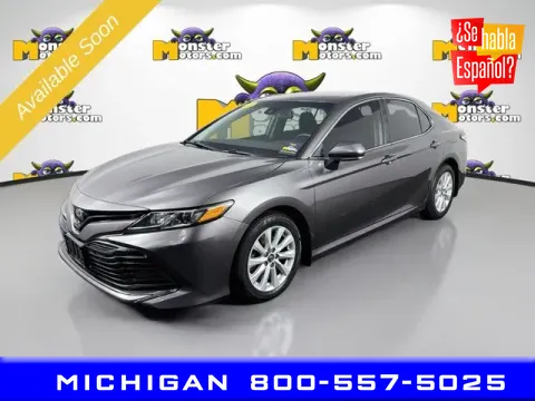 Gray 2020 Toyota Camry LE for sale in Michigan Center, MI