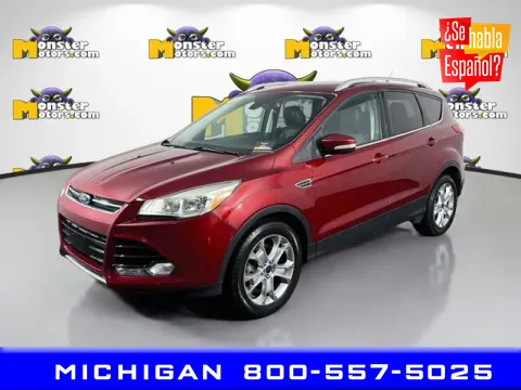 Red 2016 Ford Escape Titanium for sale in Michigan Center, MI