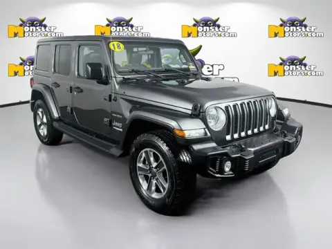 Another view of 2018 Jeep Wrangler Unlimited Sahara for sale in Michigan Center, MI at Monster Motors - Jackson, MI
