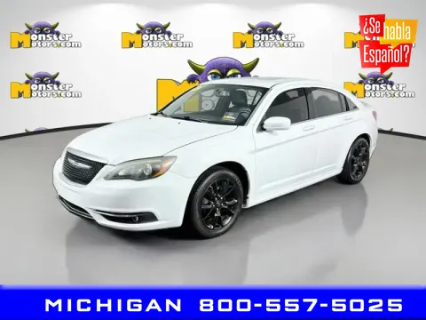 White 2014 Chrysler 200 Limited for sale in Michigan Center, MI