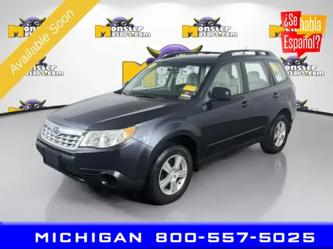 Gray 2013 Subaru Forester 2.5X for sale in Michigan Center, MI