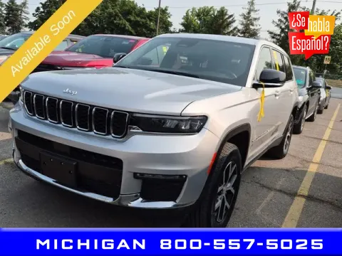 Silver 2024 Jeep Grand Cherokee L Limited for sale in Michigan Center, MI