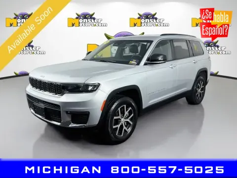 Silver 2024 Jeep Grand Cherokee L Limited for sale in Michigan Center, MI