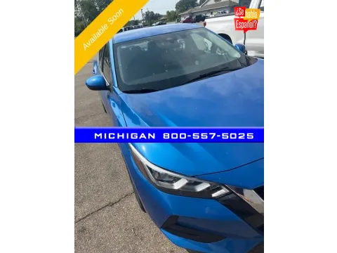 Blue 2022 Nissan Sentra SV for sale in Michigan Center, MI