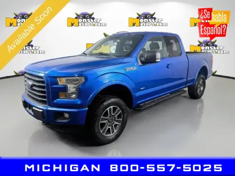 Blue 2015 Ford F-150 XLT for sale in Michigan Center, MI