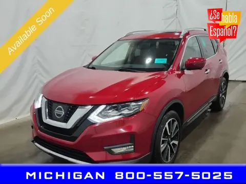 Red 2017 Nissan Rogue SL for sale in Michigan Center, MI