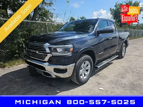 Blue 2019 Ram 1500 Laramie for sale in Michigan Center, MI