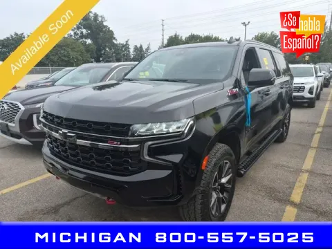 Black 2021 Chevrolet Suburban Z71 for sale in Michigan Center, MI