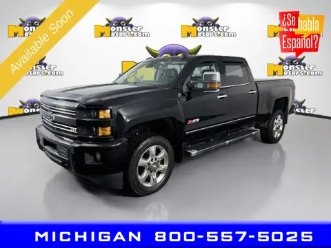 Black 2018 Chevrolet Silverado 2500 HD LTZ for sale in Michigan Center, MI