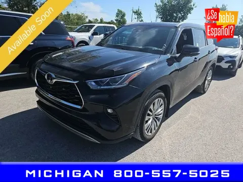 Black 2024 Toyota Highlander Platinum for sale in Michigan Center, MI
