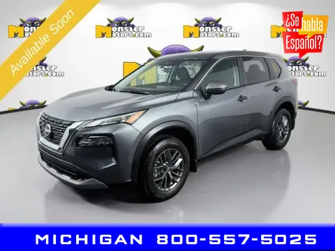 Gray 2023 Nissan Rogue S for sale in Michigan Center, MI