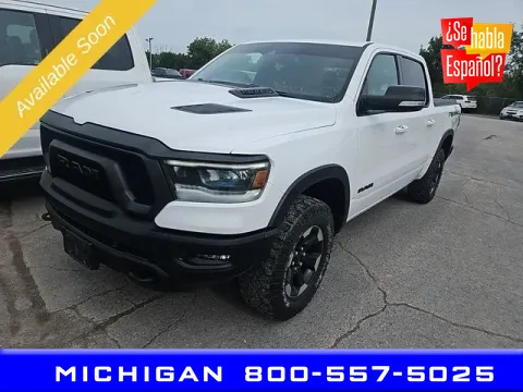 White 2022 Ram 1500 Rebel for sale in Michigan Center, MI