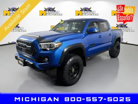 Blue 2018 Toyota Tacoma TRD Sport for sale in Michigan Center, MI