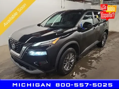 Black 2022 Nissan Rogue S for sale in Michigan Center, MI