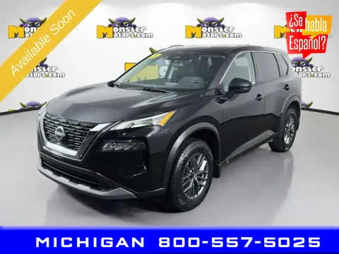Black 2022 Nissan Rogue S for sale in Michigan Center, MI