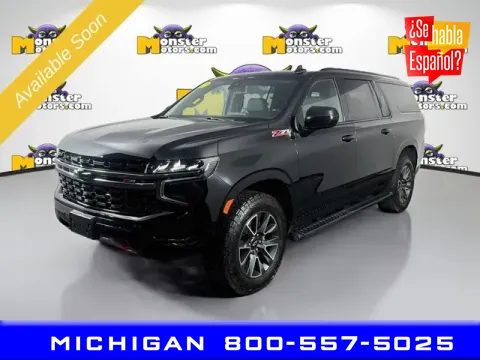 Black 2021 Chevrolet Suburban Z71 for sale in Michigan Center, MI