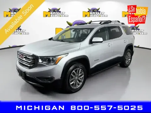 Silver 2017 GMC Acadia SLE-2 for sale in Michigan Center, MI