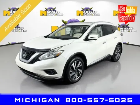 White 2018 Nissan Murano Platinum for sale in Michigan Center, MI