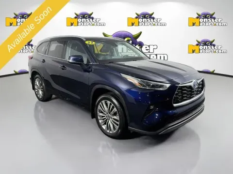 Another view of 2022 Toyota Highlander Hybrid Platinum for sale in Michigan Center, MI at Monster Motors - Jackson, MI
