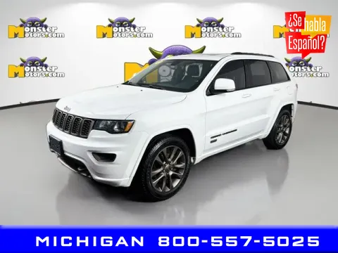 White 2017 Jeep Grand Cherokee Limited for sale in Michigan Center, MI