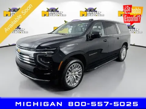 Black 2025 Chevrolet Suburban LT for sale in Michigan Center, MI