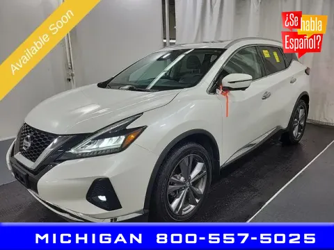 White 2021 Nissan Murano Platinum for sale in Michigan Center, MI