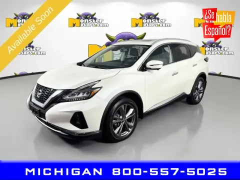 White 2021 Nissan Murano Platinum for sale in Michigan Center, MI