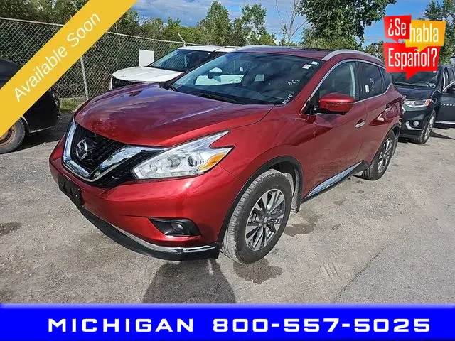 Red 2016 Nissan Murano SL for sale in Michigan Center, MI