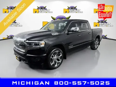 Black 2019 Ram 1500 Limited for sale in Michigan Center, MI