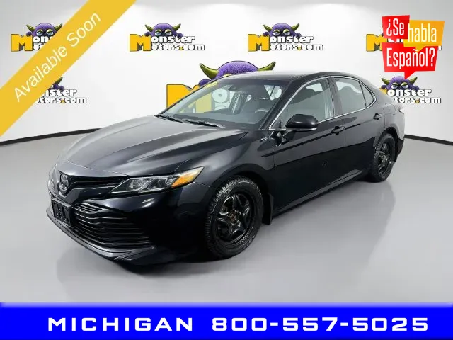 Black 2020 Toyota Camry LE for sale in Michigan Center, MI