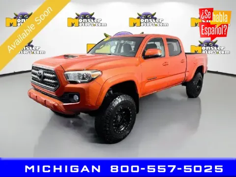 Orange 2017 Toyota Tacoma SR5 for sale in Michigan Center, MI