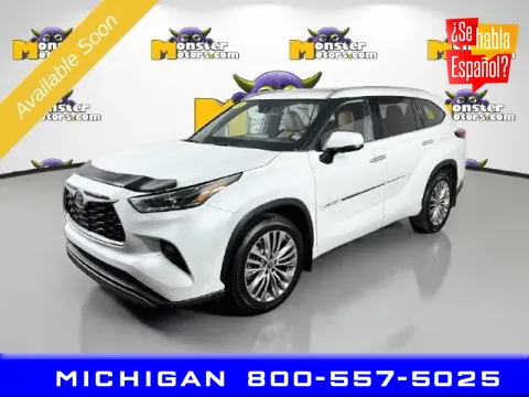 Unknown 2022 Toyota Highlander Platinum for sale in Michigan Center, MI